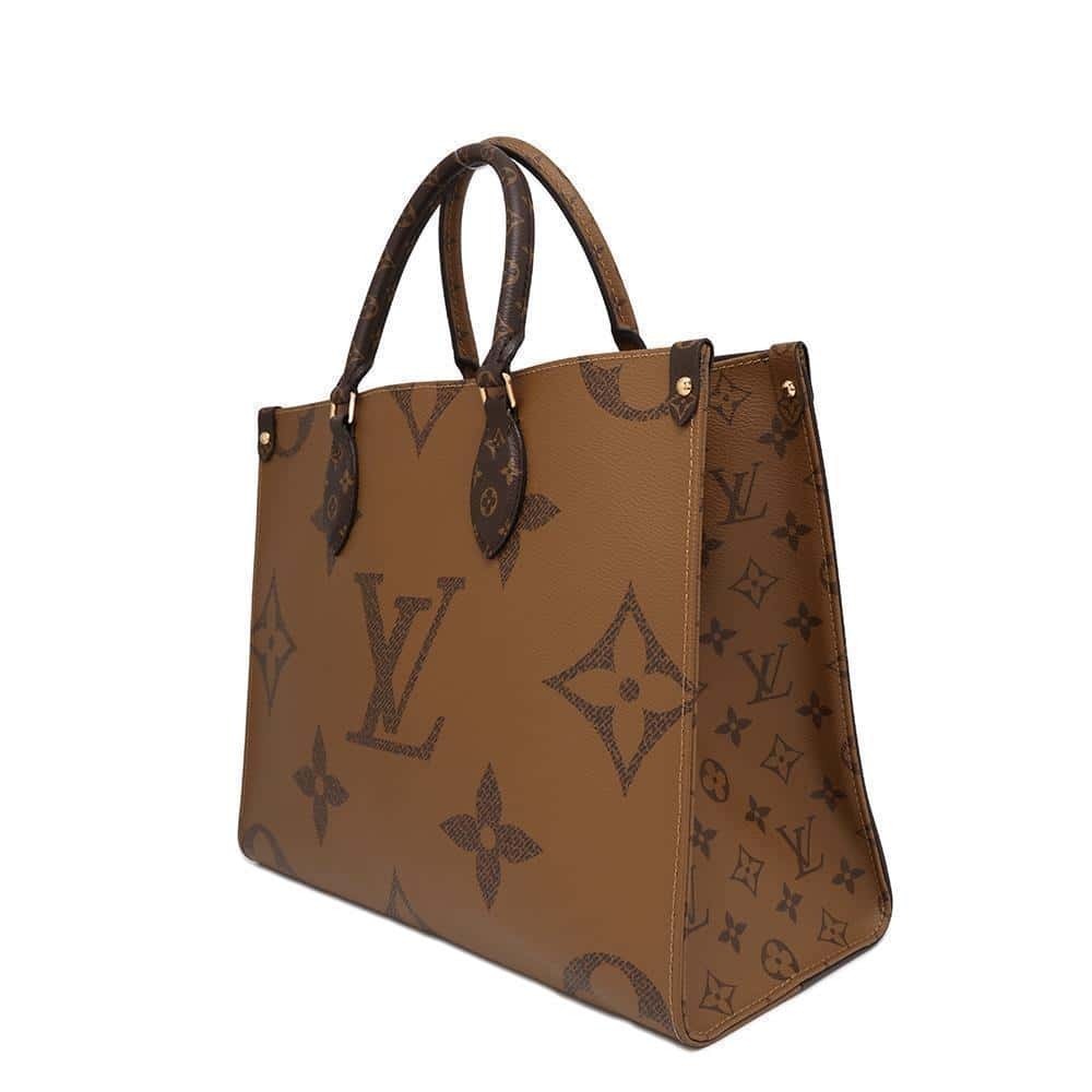 Louis Vuitton Tote Giant Monogram Handbag Reverse OnTheGo Bag